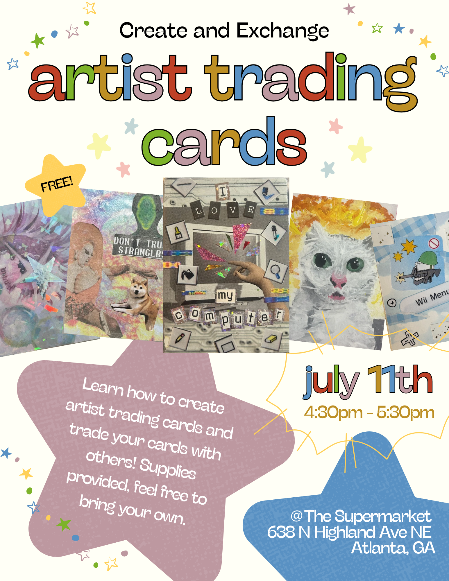 Create and Exchange Artist Trading Cards