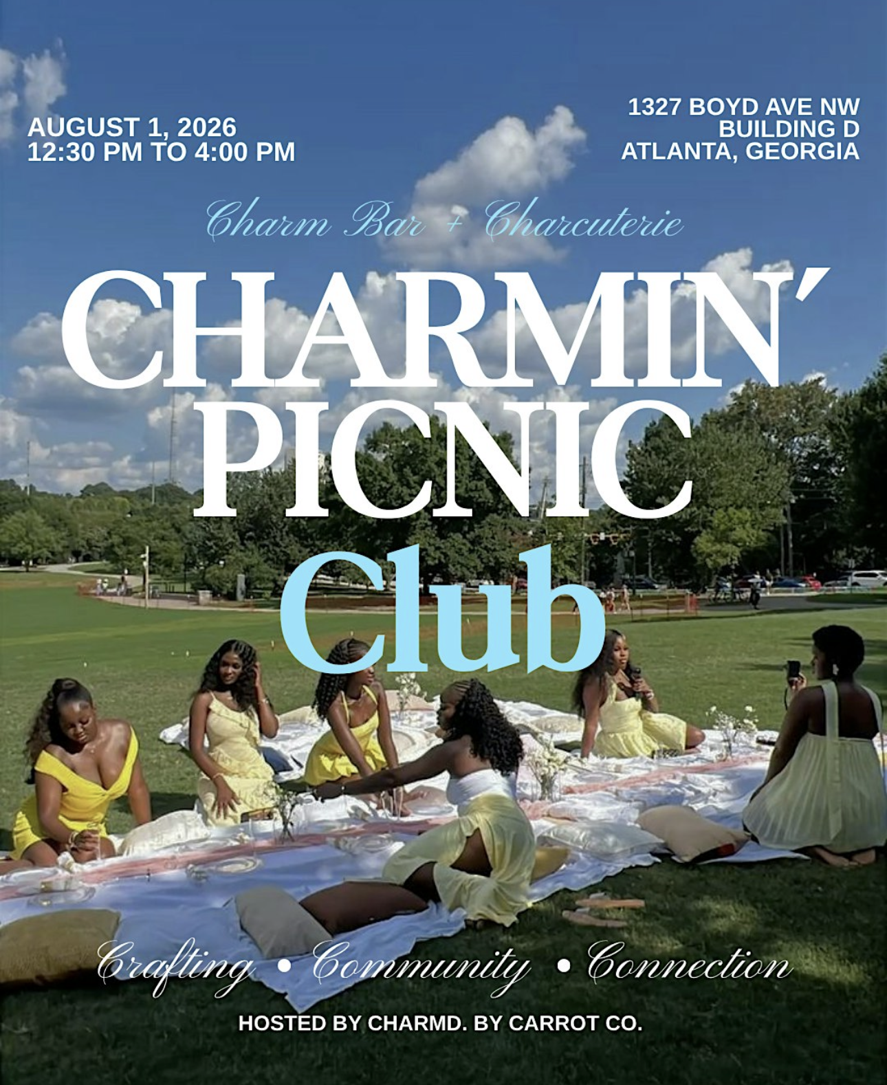The Charmin’ Picnic Club ✨ A Summer Charm Bar Pop-Up Experience